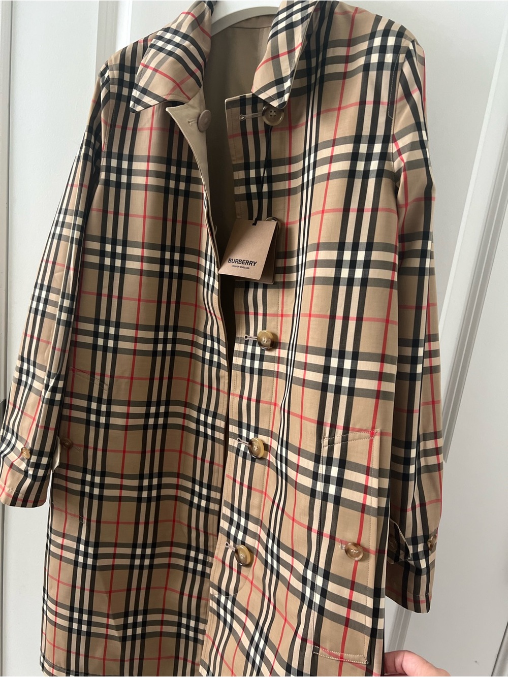 Burberry Revesible  Trench Coat with Beige - Picture 10 of 10